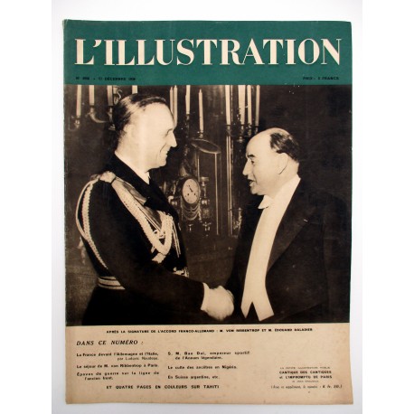 L'ILLUSTRATION 17 DEC 1938