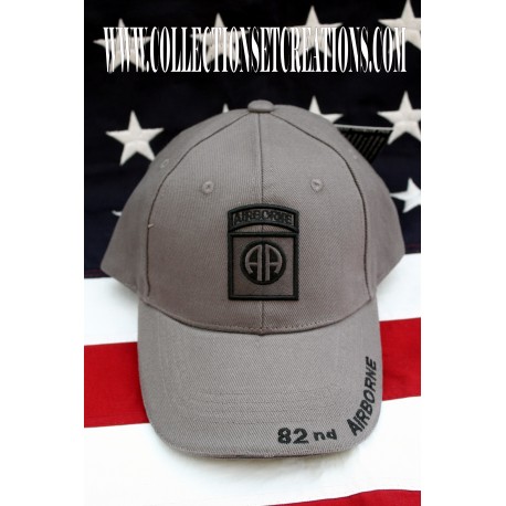 CASQUETTE 82nd AIRBORNE GRIS