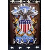 PLAQUE EN RELIEF NAVY