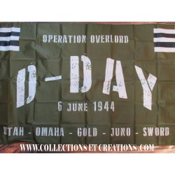 DRAPEAU D-DAY OPERATION OVERLORD "5X3"