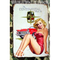 PLAQUE PIN-UP THE CONTINENTAL MARK IV