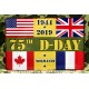PLAQUE D-DAY 1944/2019 NORMANDY