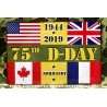 PLAQUE D-DAY 1944/2019 NORMANDY